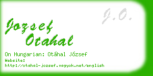 jozsef otahal business card